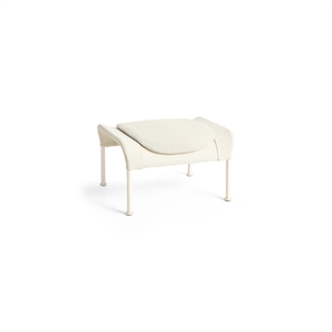 HAY O2 Ottoman Soft Creme/ Schwarz