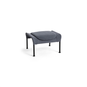 HAY O2 Ottoman Soft Grau/ Schwarz