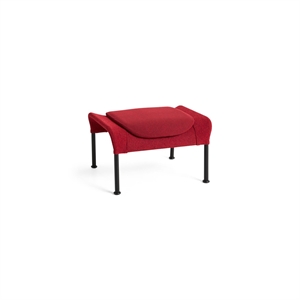 HAY O2 Ottoman Soft Rot/ Schwarz
