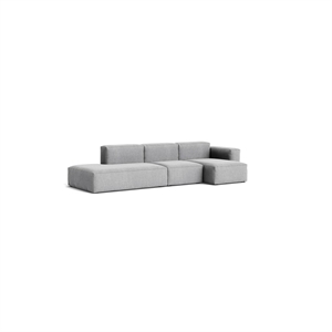 HAY Mags Soft Low 3-Sitzer Sofa Kombination 4 Rechts Hallingdal 130