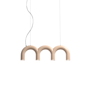 Oblure Arch Triplette Pendelleuchte Nude