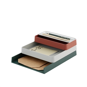 Muuto Arrange Desktop Series Konfiguration 2 Fach Mehrfarbig
