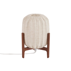 Watt & Veke Prisma Tischlampe Mini Dunkelasche/Natur