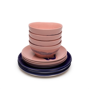 Serax Feast Starter Set, 12- Rosa/ Blau