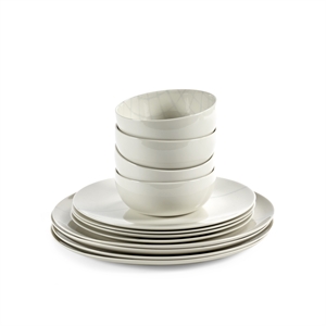Serax Zuma Starterset, 12-teilig, Salzweiß