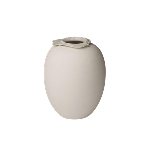 Northern Brim Vase H28 Beige