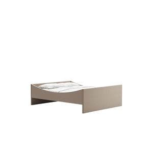 Rye Sleep Gebogenes Bettgestell 160x200 Beige