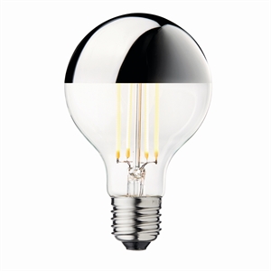 Design by Us Arbitrary Birne XL E27 LED 3,5W Silber