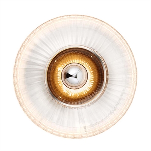 Design By Us New Wave Optic Wandlampe XL Opal/ Weiß