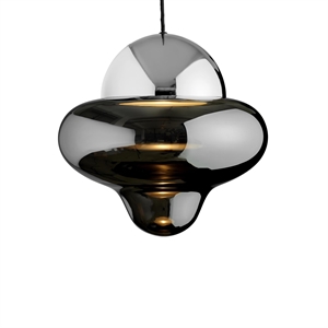 Design By Us Nutty XL Pendelleuchte Rauch/ Chrom