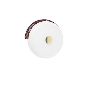 Design By Us Trip Wandlampe Burgunder Marmor/Glänzender Opal