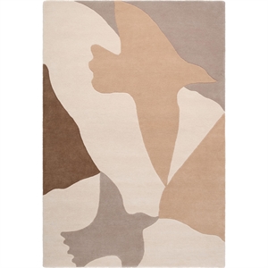 Decotique Vogelteppich 300x400 cm Beige