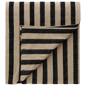Decotique Florence Tischdecke 140x240 Schwarz/ Natur