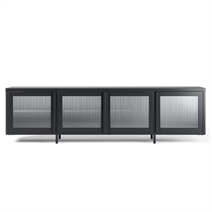 Kaufhaus TV-Bank 180 cm Anthrazitgrau