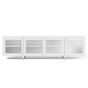 Kaufhaus TV-Bank 180 cm Weiß