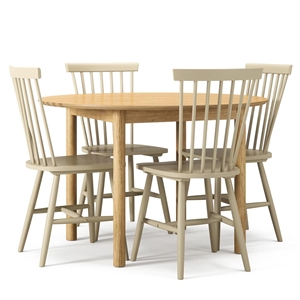 Department Wood Esstisch-Set Eiche/Greige