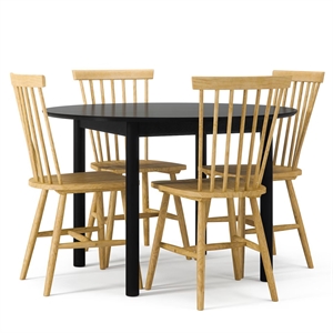 Department Wood Esstisch Schwarz/Eiche