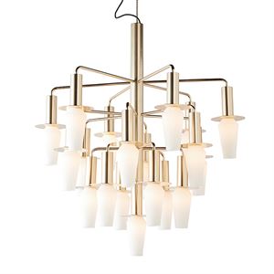 Design by Us Harakiri Kronleuchter Gold/Opal