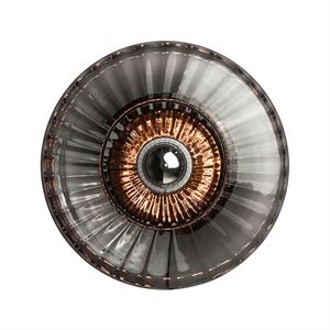 Design by Us New Wave Optic Wandleuchte Rauch