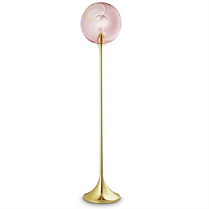 Design by Us Ballroom Stehlampe Pink & Gold