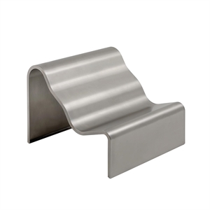 Muuto Dream View Bank 100 cm Gebürstet Aluminium