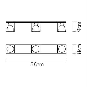 Deckenleuchte cube