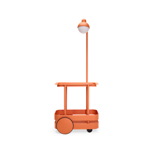 Fatboy Jolly Trolley Trolley mit Lampe Mandarine