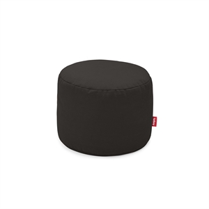 Fatboy Point Pouf Aus Recyceltem Canvas, Schwarz Lakritz