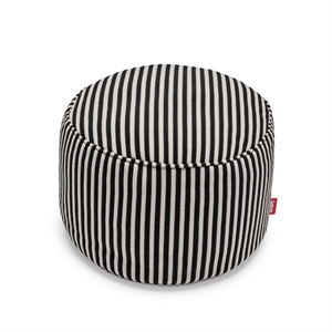 Fatboy Point Terry Pouf Schwarzcreme