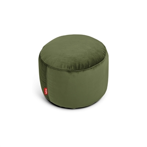 Fatboy Point Pouf Aus Recyceltem Samt, Dunkelgrün