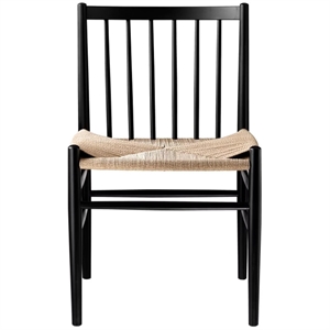 FDB Furniture J80 Esszimmerstuhl Schwarz/Natur
