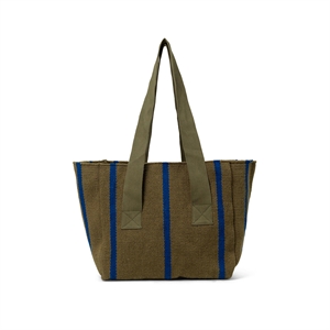 Ferm Living Yard Picknicktasche Tasche Olive/Klar Blau