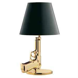 Flos Bedside Gun Tischleuchte Gold