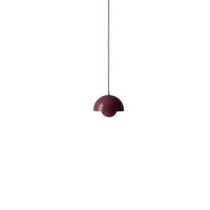 &Tradition Flowerpot VP1 Pendelleuchte Dark Plum