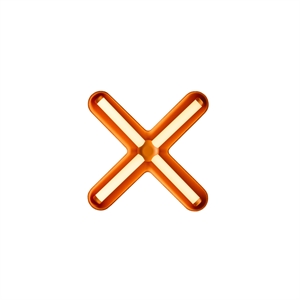 Loom Design Fuzz Wandlampe Schwarz/ Orange