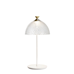 Kartell PUMO Tischlampe Transparent/ Weiß