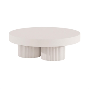 NORR11 Gear Runder Couchtisch Ø120 Kreide