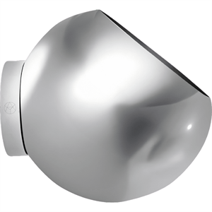 AYTM GLOBE Wandblumentopf Ø17 Silber