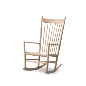 Fredericia Furniture J16 Schaukelstuhl Seifenbehandelte Eiche/Papiergarn