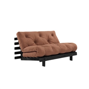 Karup Roots Schlafsofa 140x200 Schwarz Nacht/759 Tonbraun