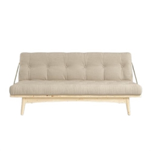 Karup Folk Sofa mit 5-Lagen-Matratze 747 Beige/ Roh