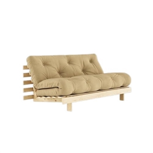 Karup Roots Schlafsofa mit Matratze 160x200 758 Beige/Roh