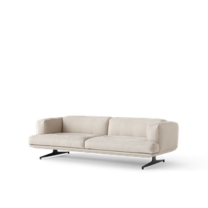 &Tradition Inland AV23 Sofa 3-Personen Ton/Warme Schwarz