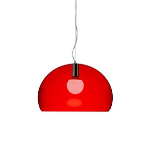 Kartell FL/Y Pendelleuchte Rot Klein