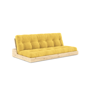 Karup Design Lampensockel Schlafsofa mit 5-lagiger Matratze, Klar/Honig