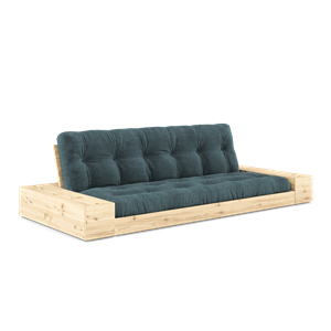 Karup Design Lampensockel -Schlafsofa mit Seitenkasten und 5-lagiger Matratze, Klar/hellblau