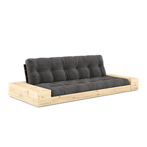 Karup Design Lampensockel Schlafsofa mit Seitenkasten und 5-Lagen-Matratze Black Night/Kul