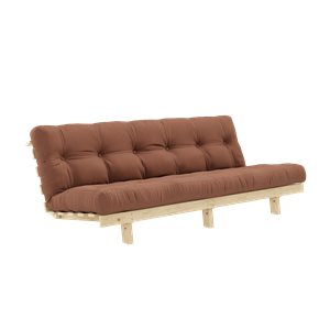 Karup Design Lean Sofa Sofa mit Alpha Matratze 130x200 Lehmbraun/Roh