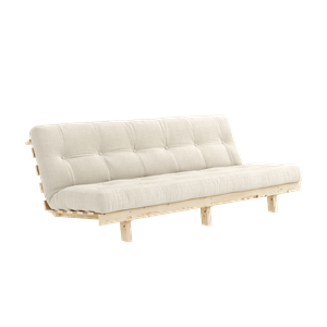 Karup Design Lean Sofa Sofa mit Alpha Matratze 130x200 Leinen/Roh