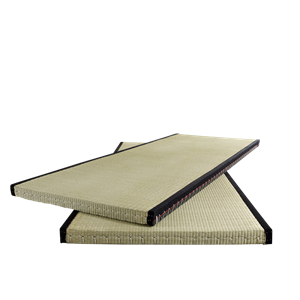 Karup Tatami-Matte 100x200 Binsengras/ Schwarz
